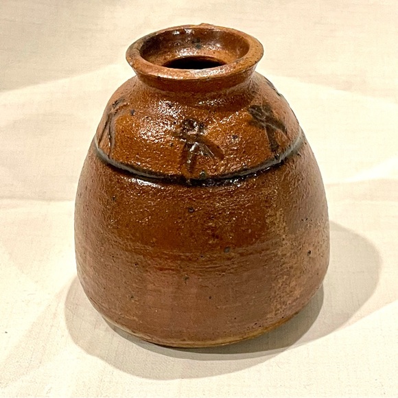 Accents Vintage Mount St Helens Ash Glaze Pottery Vase Signed Poshmark